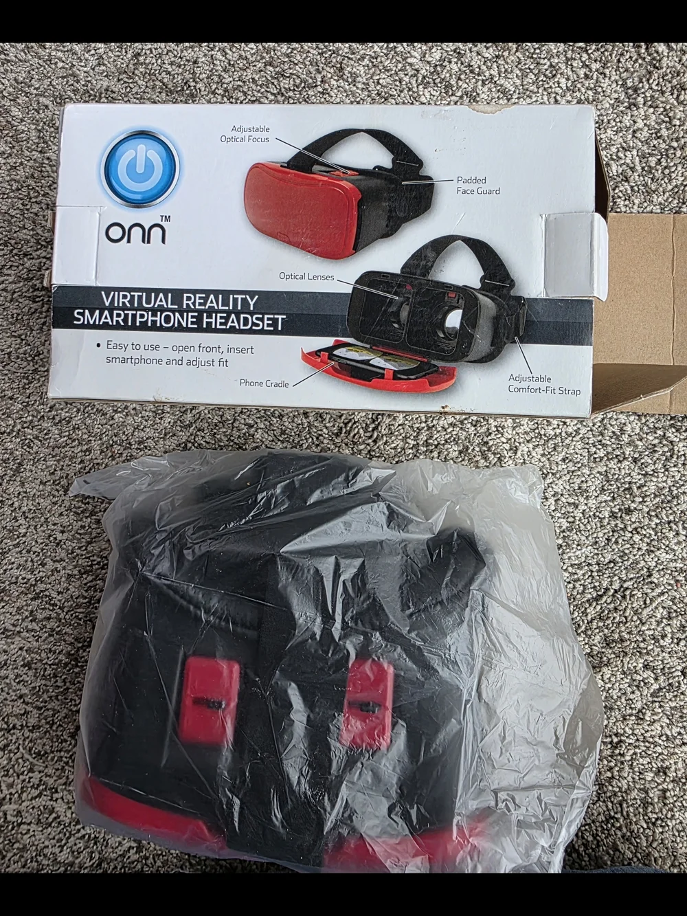Universal Smartphone VR Headset - red